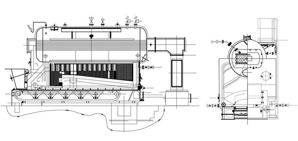 DZL 系列快装燃煤蒸汽、热水锅炉